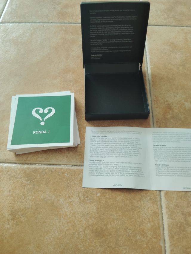 Juego de preguntas en familia