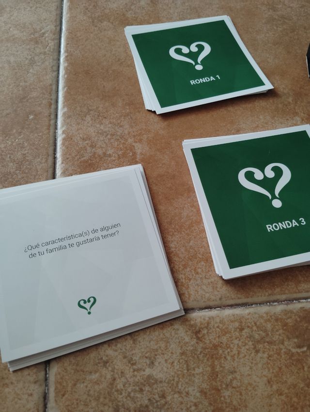 Juego de preguntas en familia
