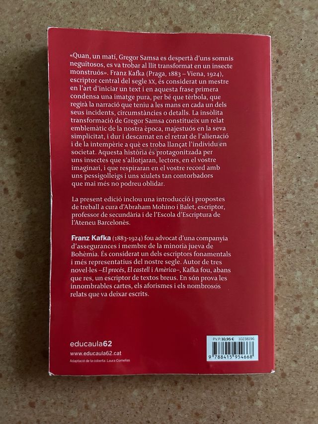 LA METAMORFOSI FRANZ KAFKA