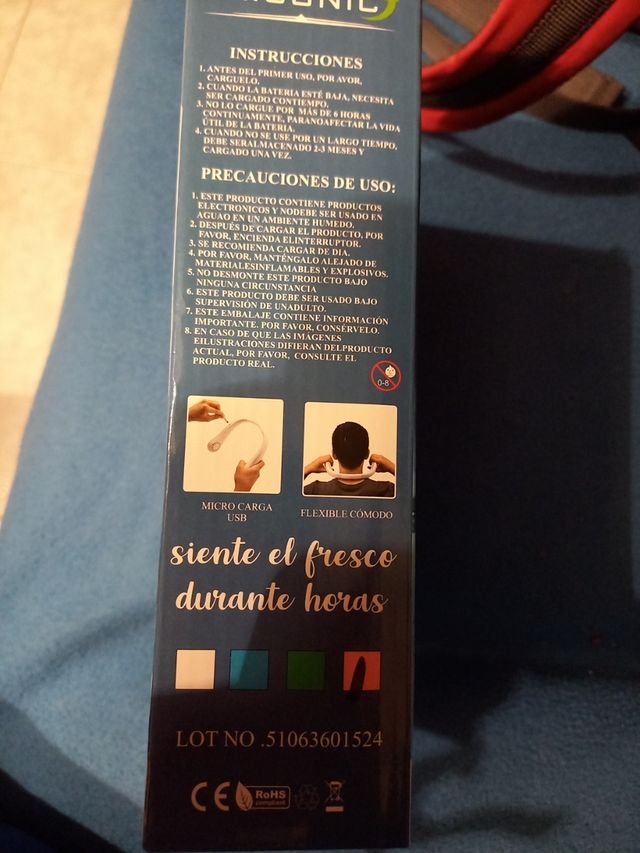 Ventilatore da collo