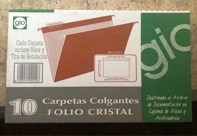 Carpetas colgantes