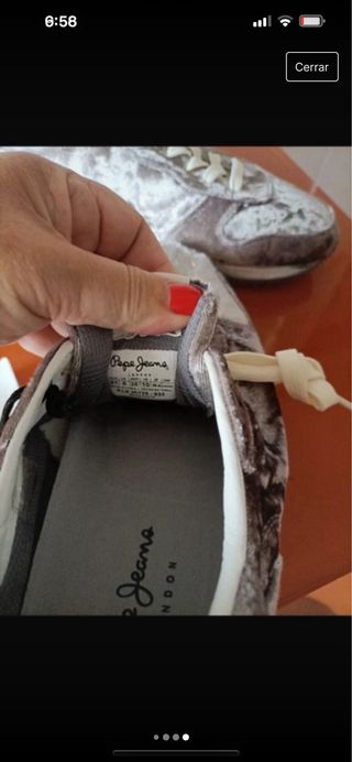Zapatillas mujer Pepe jeans sin estrenar