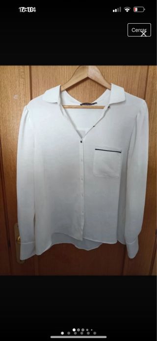 Camisa mujer Violeta by Mango