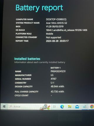 Portátil Acer Nitro 5 Monitor LG FHD 22" de regalo