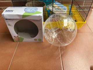 Jaula hamster y accesorios