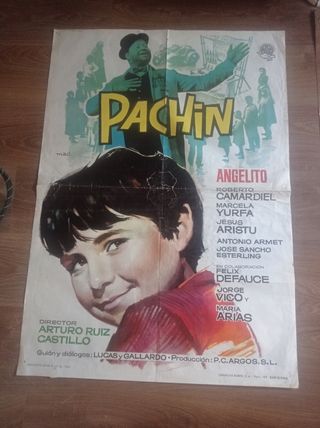 Antiguo cartel de cine original 