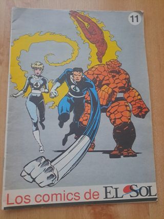 Lote de cómics los cuatro fantasticos