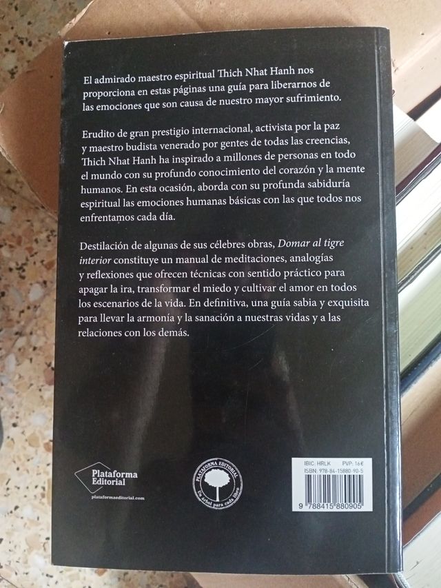 Domar al tigre in
terior