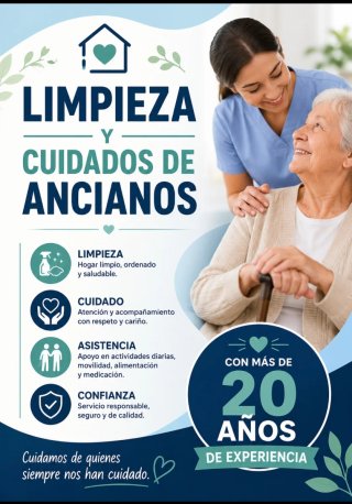 LIMPIEZA DE HOGAR Y CUIDADO DE MAYORES