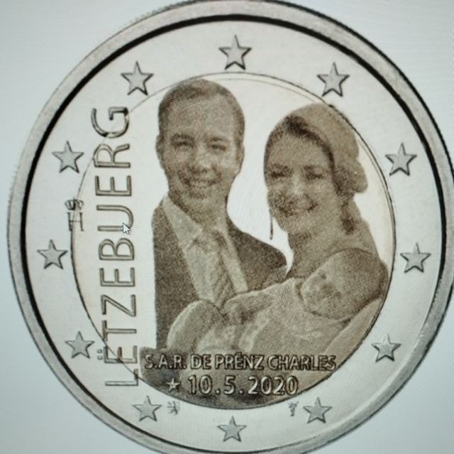 LUXEMBURGO 2 MONEDAS SIN CIRCULAR 2021 DE 2€