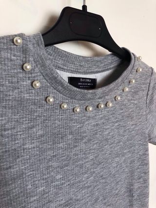 Camiseta perlas