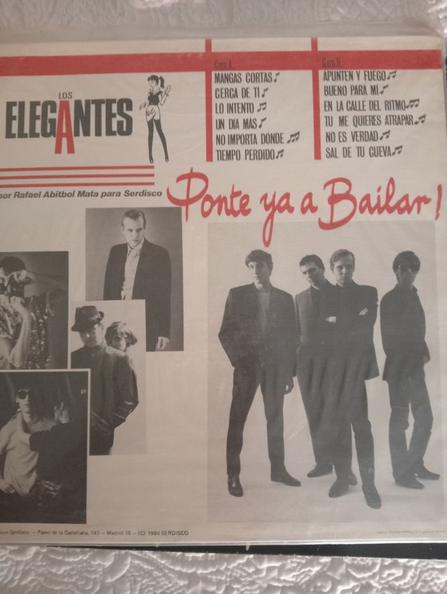 2 Vinilos de Los Elegantes: primer LP y maxi 45rpm