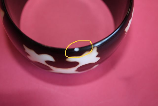 BRAZALETE VINTAGE MARFIL - 7 CENTÍMETROS