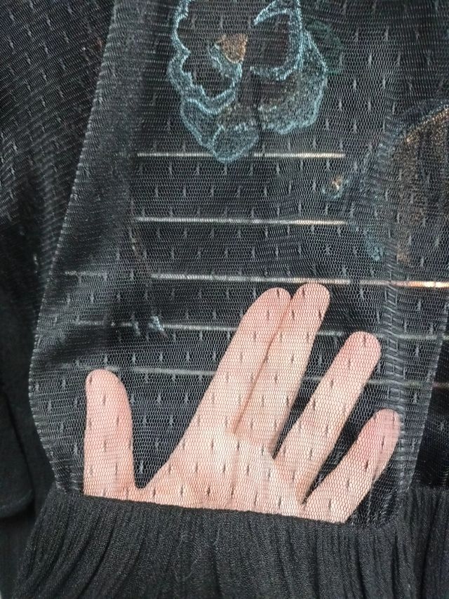 Vestido bordados 🦓 🐠 ZARA * talla M