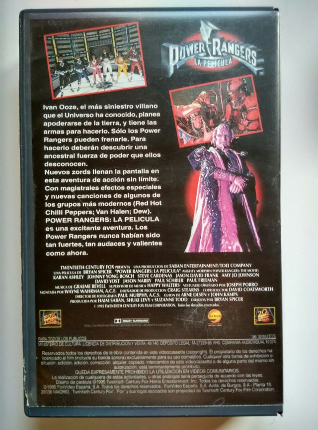 POWER RANGER LA PELICULA