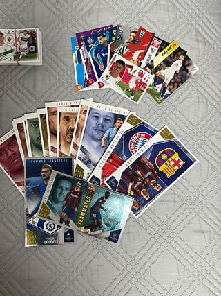 Lote Cromos Cartas Fútbol Topps Panini