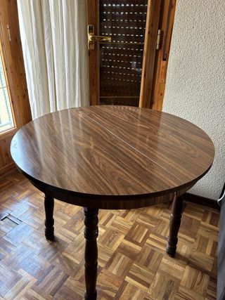Mesa camilla de madera