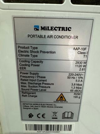 Aire acondicionado 3000 frigorias