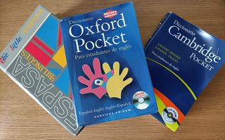 pack de 3 diccionarios de inglés