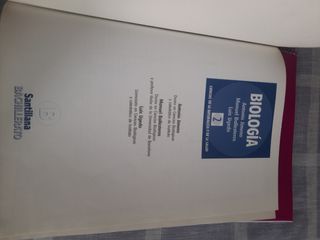 Libro Biologia Segundo Bachillerato
