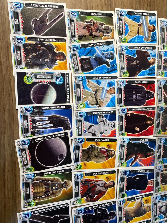 Star Wars cartas coleccion