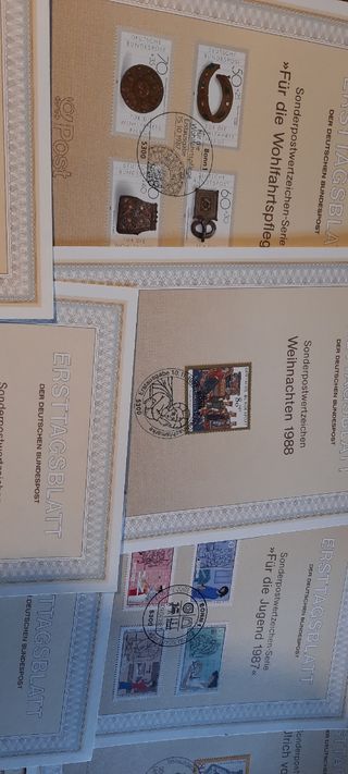 HOJAS SELLOS PRIMER DÍA