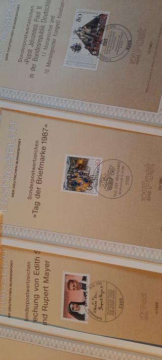 HOJAS SELLOS PRIMER DÍA