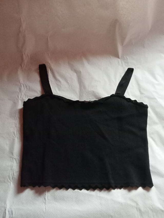 Top negro Zara talla S