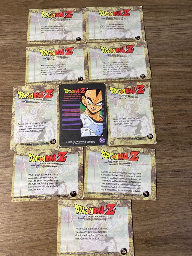 Cartas Dragon Ball Z