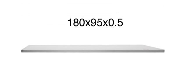 tablero de mesa de cristal