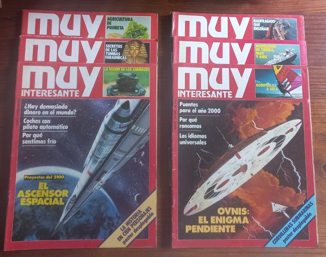 Lote revistas MUY INTERESANTE año 1983