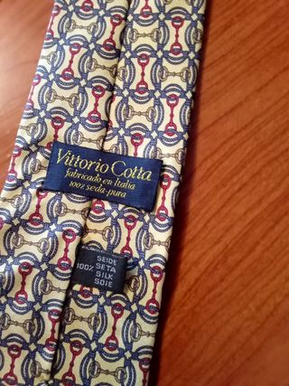 Corbatas seda italiana.vintage