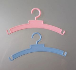 lotto 2 appendiabiti vintage bambole 10 cm doll