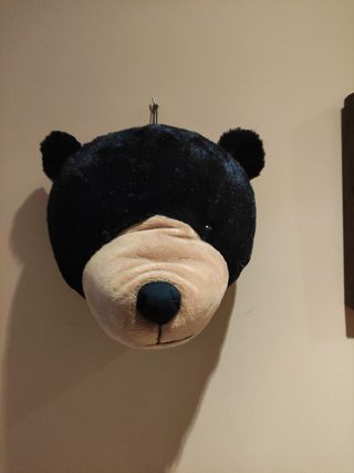 Adorno Peluche cabeza de oso