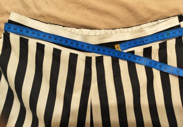 Pantaloni Tezenis a gamba ampia righe S