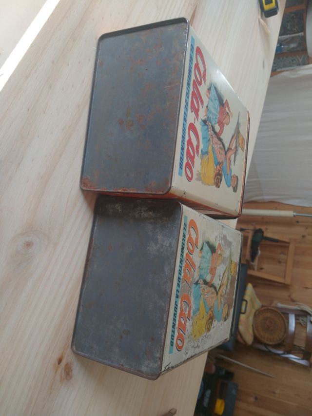 Antiguas cajas Cola Cao