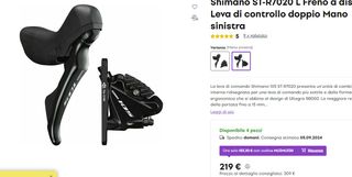 KIT FRENO A DISCO ANTERIORE PER BICI DA CORSA 105