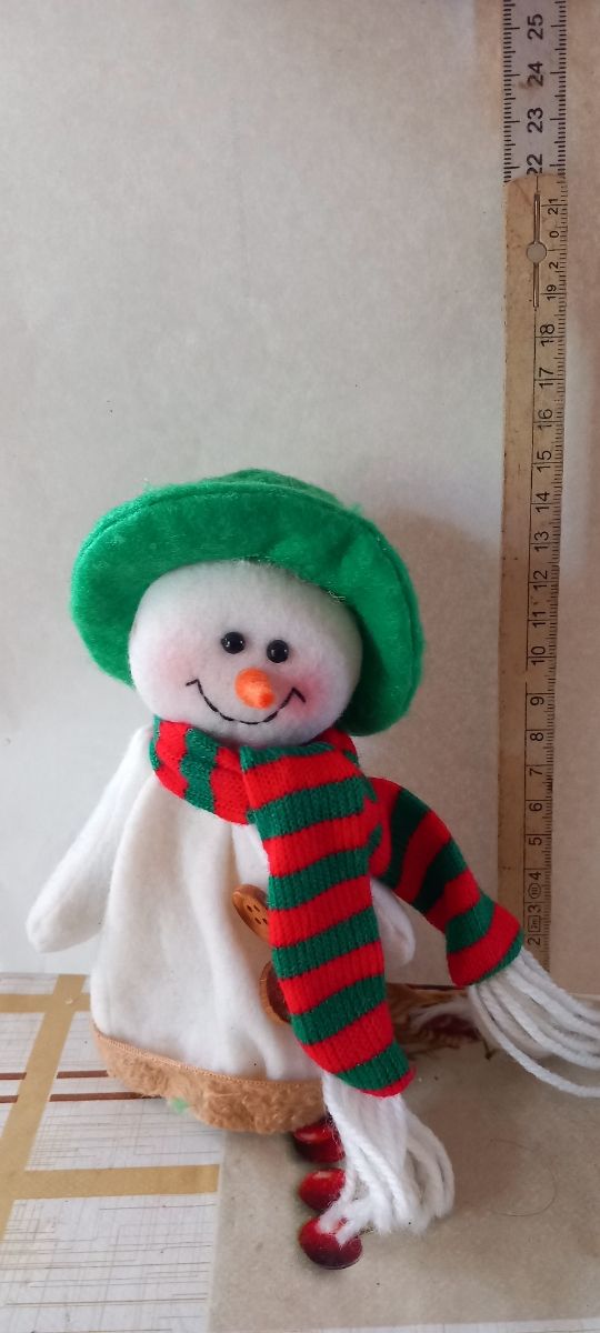 Omino di neve portasoldi