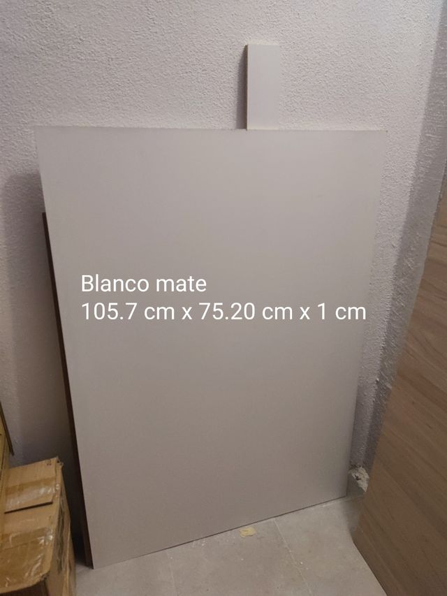 Tablero blanco mate