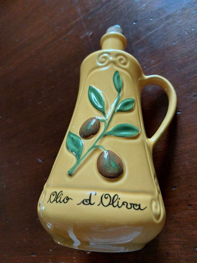 Oliera allegra in ceramica