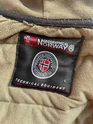 Chaqueta Geographical Norway verde, talla L