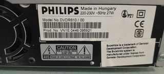DVDR-610 philips