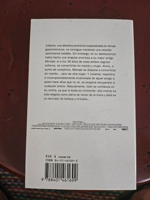 Libro la boda de mi mejor amigo