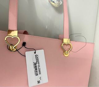 Love Moschino borsa donna rosa tracolla NUOVA