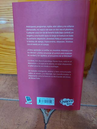 Descontrólate, libro de autoayuda