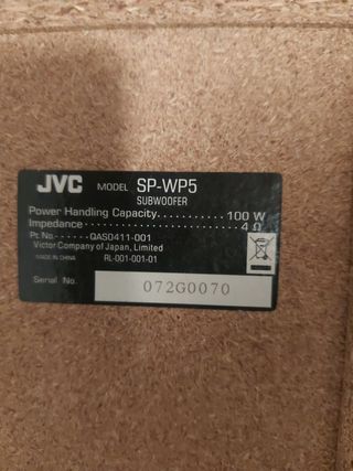 JVC SP-WP5 5.1