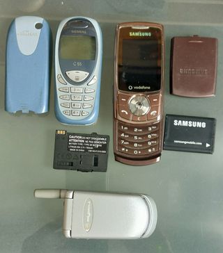 Teléfonos Vintage.SIEMENSC55.SAMSUNGGL76