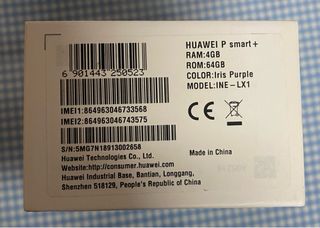 Fundas y caja  huawei P smart +