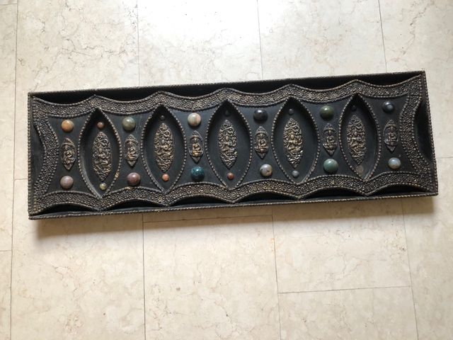 Antico rilievo in legno di Thailandia