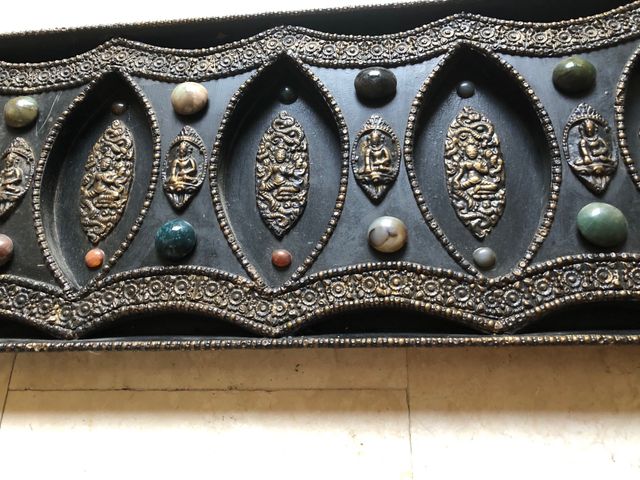 Antico rilievo in legno di Thailandia